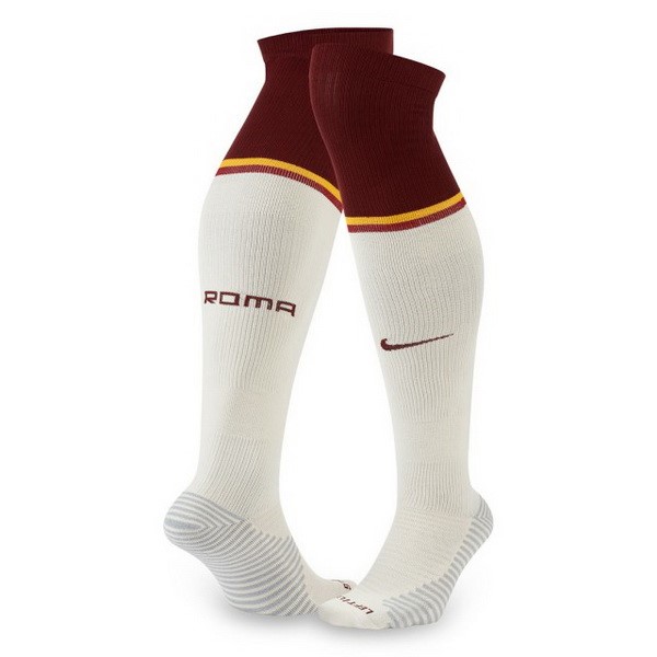 Chaussette As Roma Exterieur 2020-21 Blanc